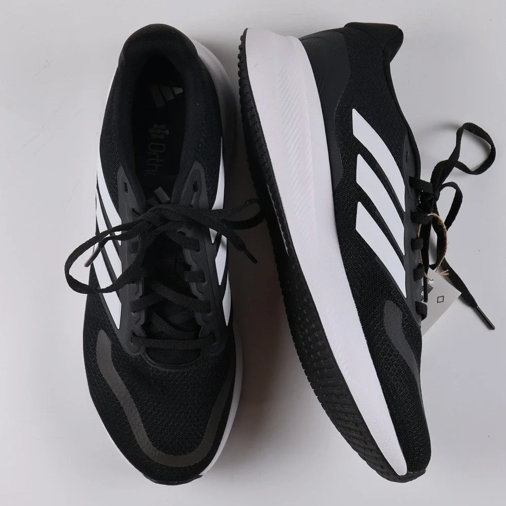 Adidas Running Shoes Runfalcon 5 Black White 10 NWT IH7758